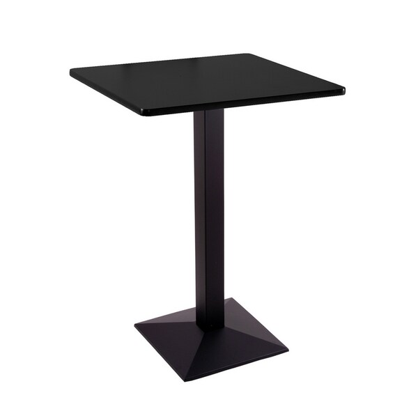 42" 217 Black Table, 30" x 30" Square Top